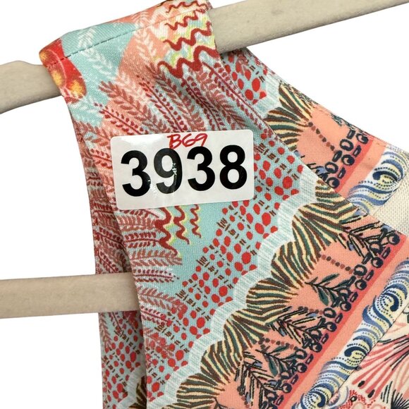 Hale Bob Women's Jersey Dress Sz S Multicolor Mandala Print Stretch Sleeveless - Picture 4 of 8